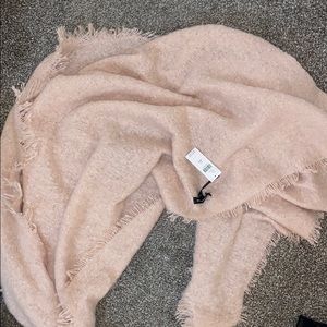 Anthropologie Light Pink Shawl